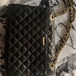 Rebecca Minkoff Black Quilted Crossbody Bag
